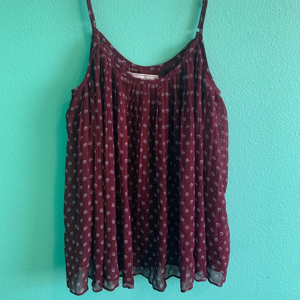 Maroon Tank top